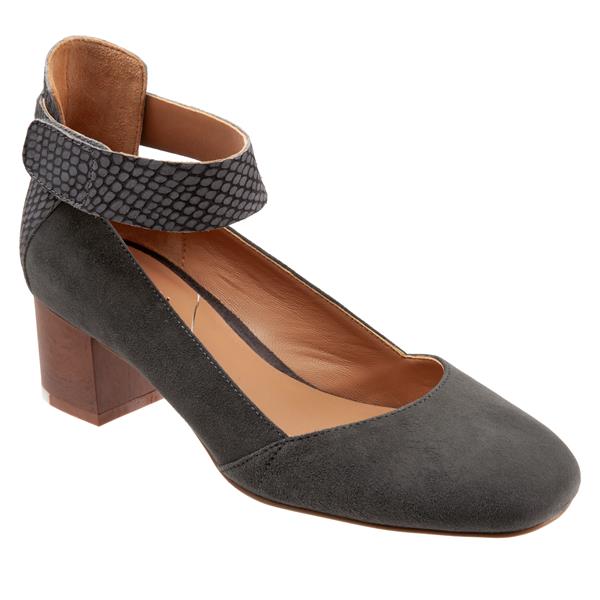 Emiko Dark Grey Suede