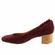 Everly Dark Red Suede